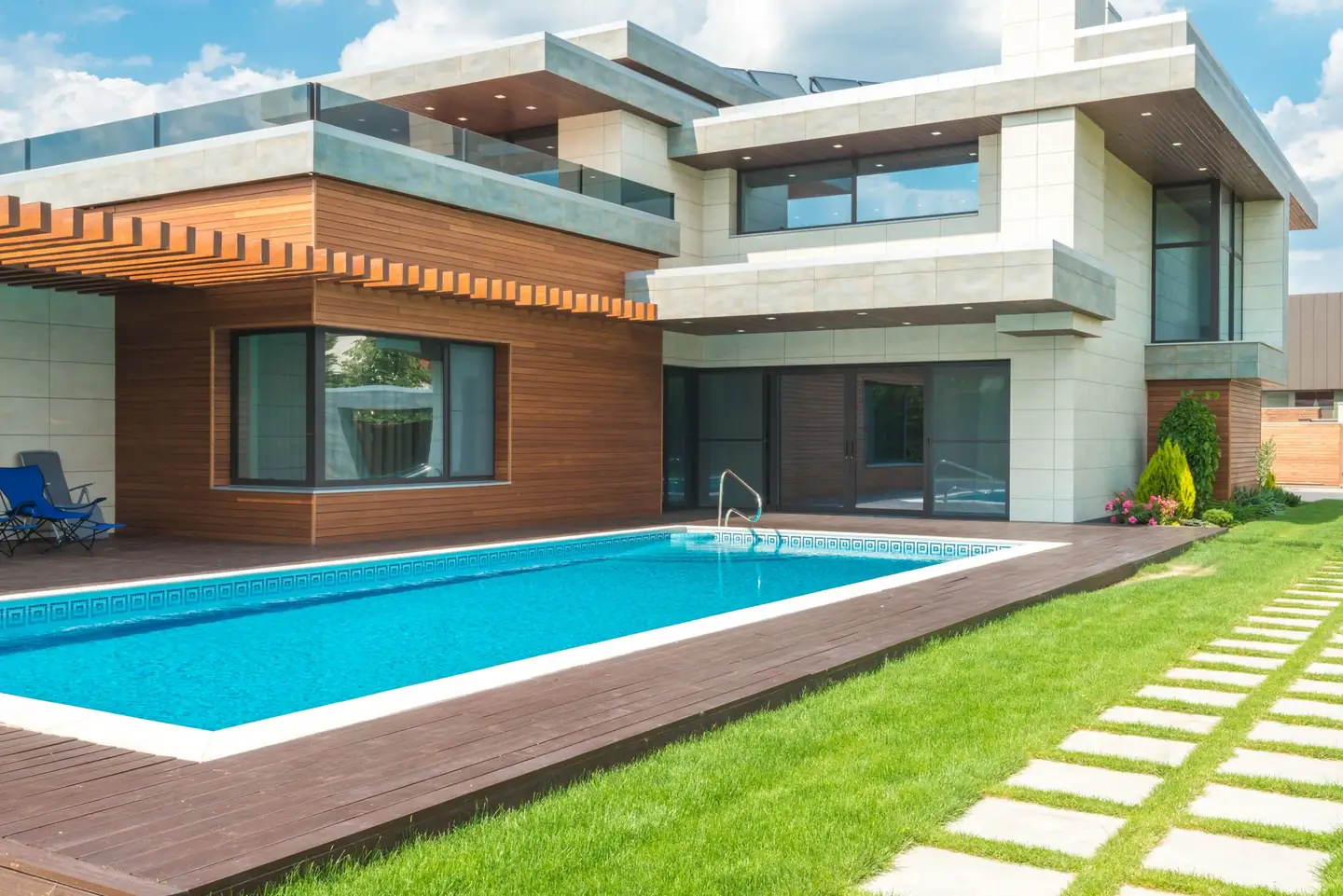 Swimming pool built in Stratford, NSW